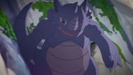 Rhyhorn's evolution, Rhydon, as it appears in Pokemon: Twilight Wings (Image via The Pokemon Company)